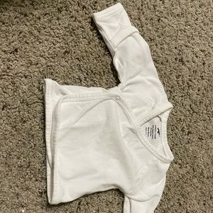 White Baby Wrap Shirt